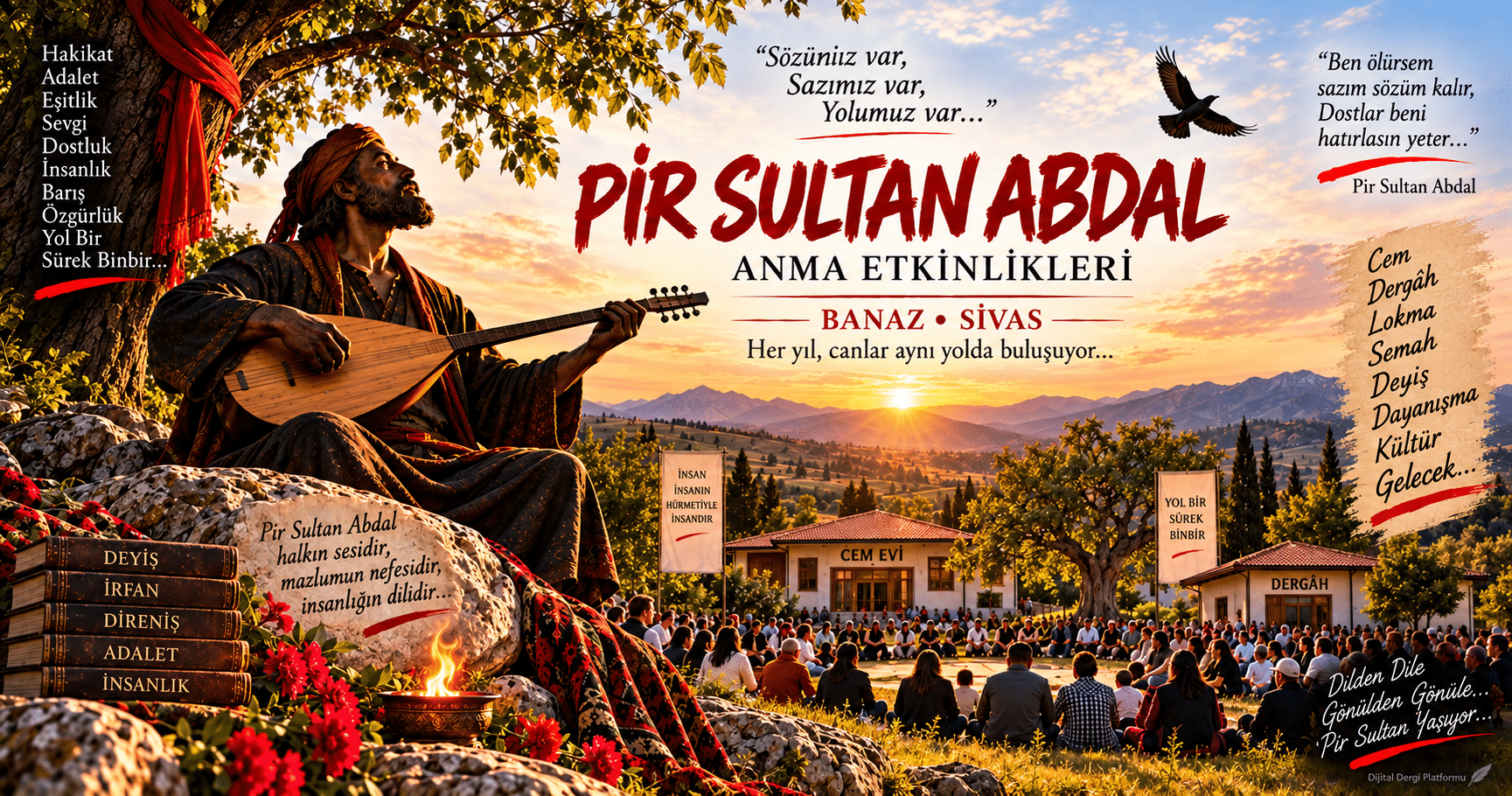 Pir Sultan Abdal’ı Anma Günleri