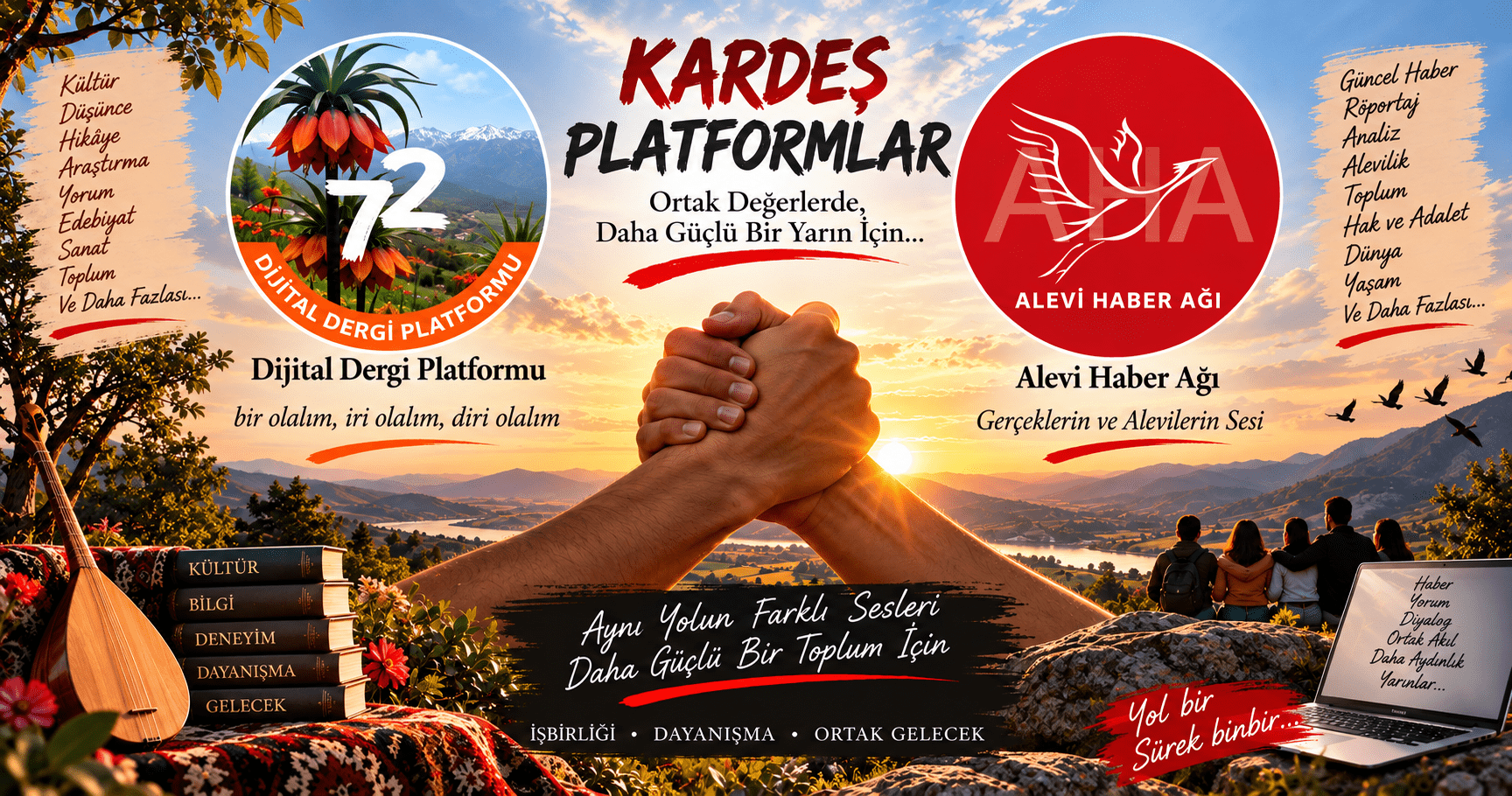 Alevi Haber Ağı ile Dijital Dergi Platformu Artık Kardeş Platformlar
