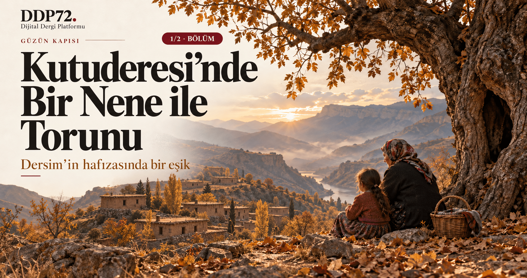 Kutuderesi’nde Bir Nene ile Torunu