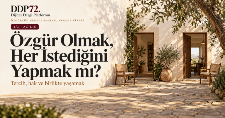 Özgür Olmak, Her İstediğini Yapmak mı?